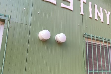 Detail prestupu cez stenu pre prívod a odvod vzduchu – Lossnay VL-80U5-E